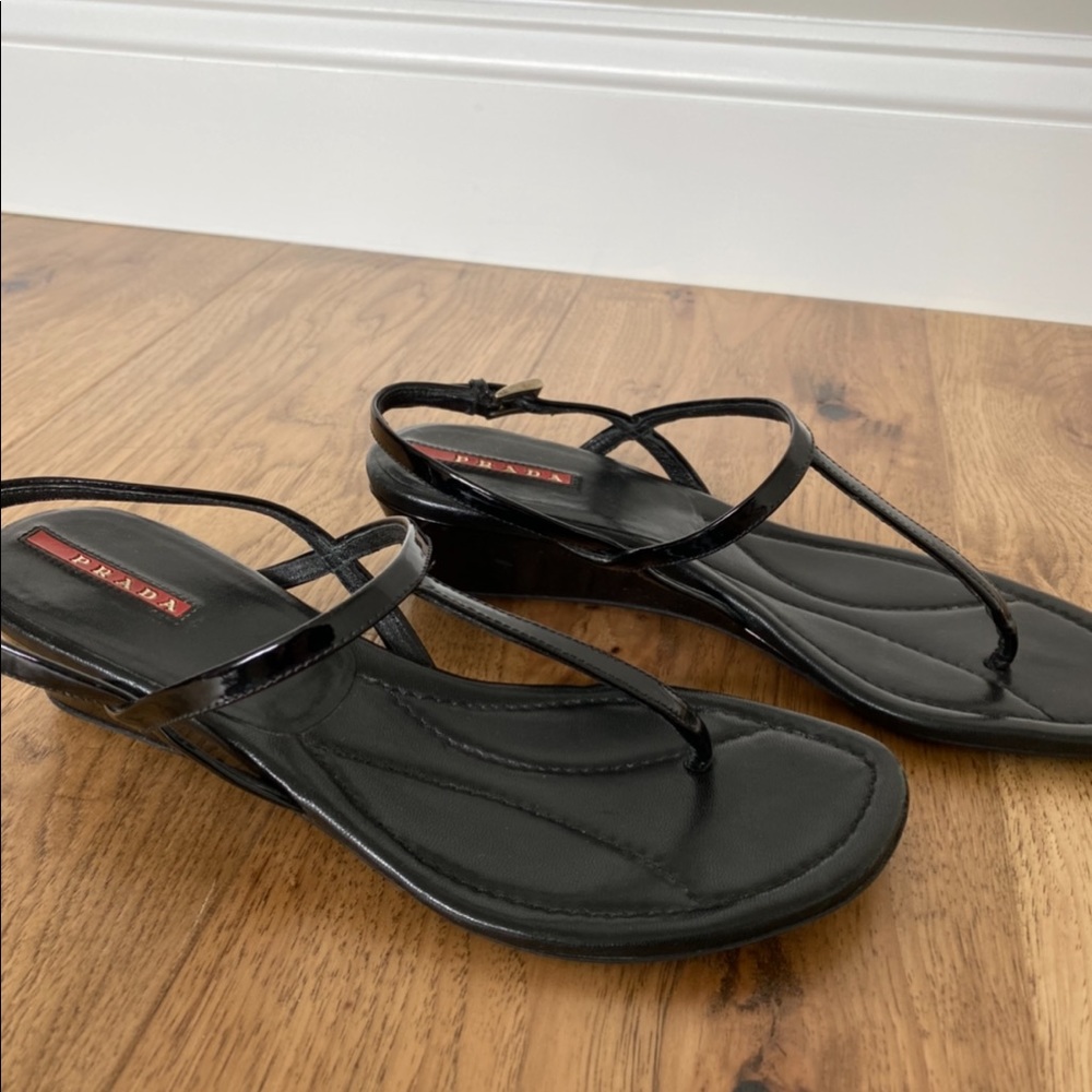 Prada Black Sandals